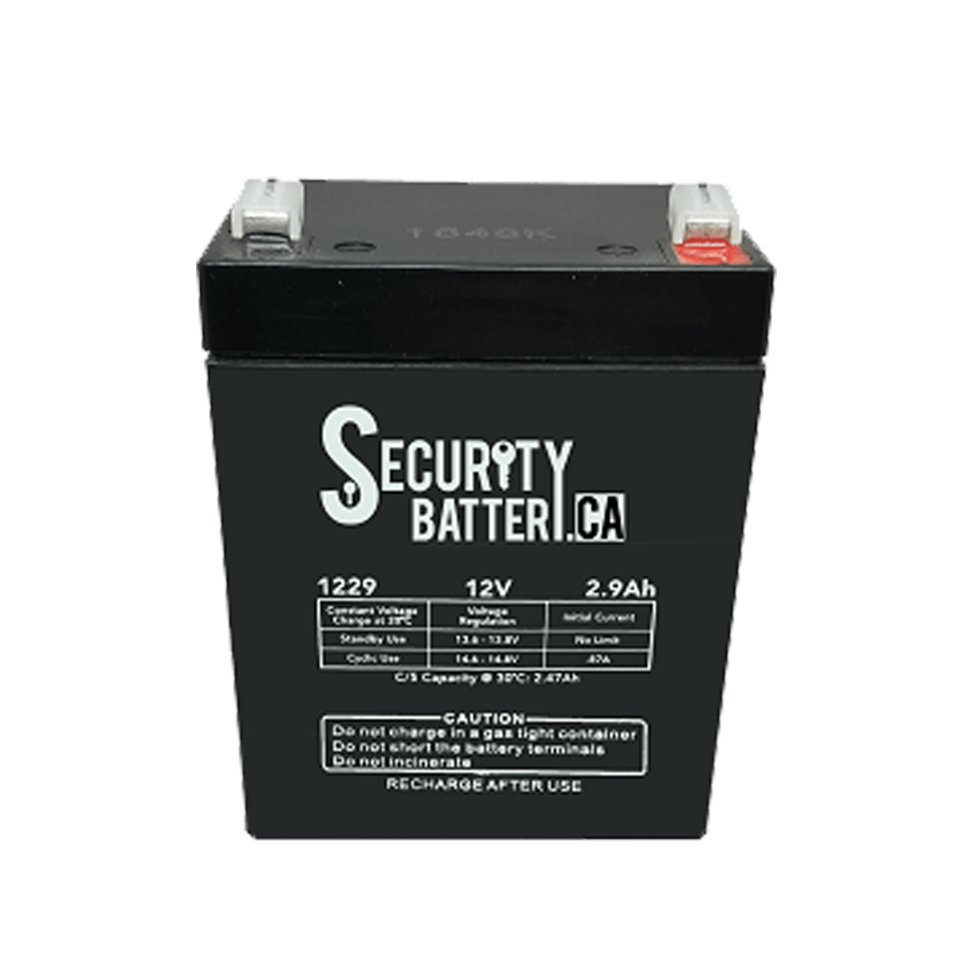 12V 2.9AH